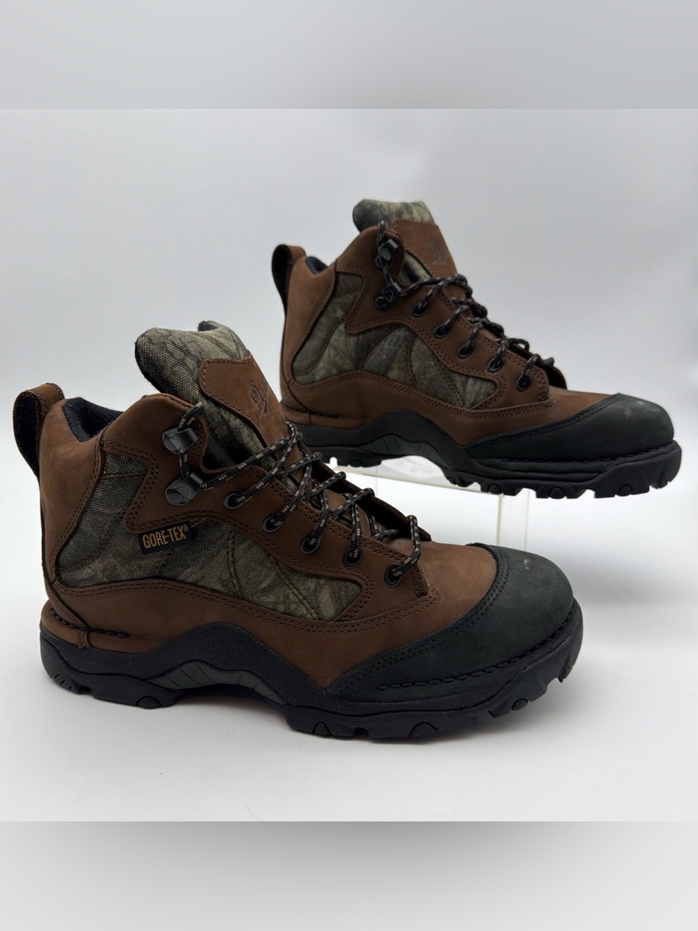 Danner Mens 8.5D Radical 45 Camo GTX Gore-Tex Waterproof Work Leather Boots
